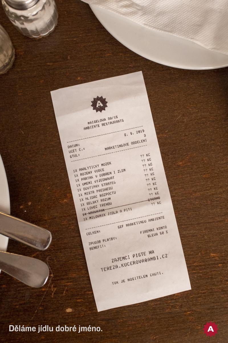 Do <a href="/AmbienteCZ/">Ambiente restaurants</a> hledáme nového marketingového šéfa ;)