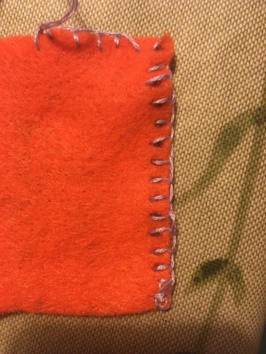 aw_nelson's tweet photo. The bittersweet realisation that my 7 year-old’s needlework is probably better than mine! #surgeoninthemaking https://t.co/ZjYSBqcf5Q