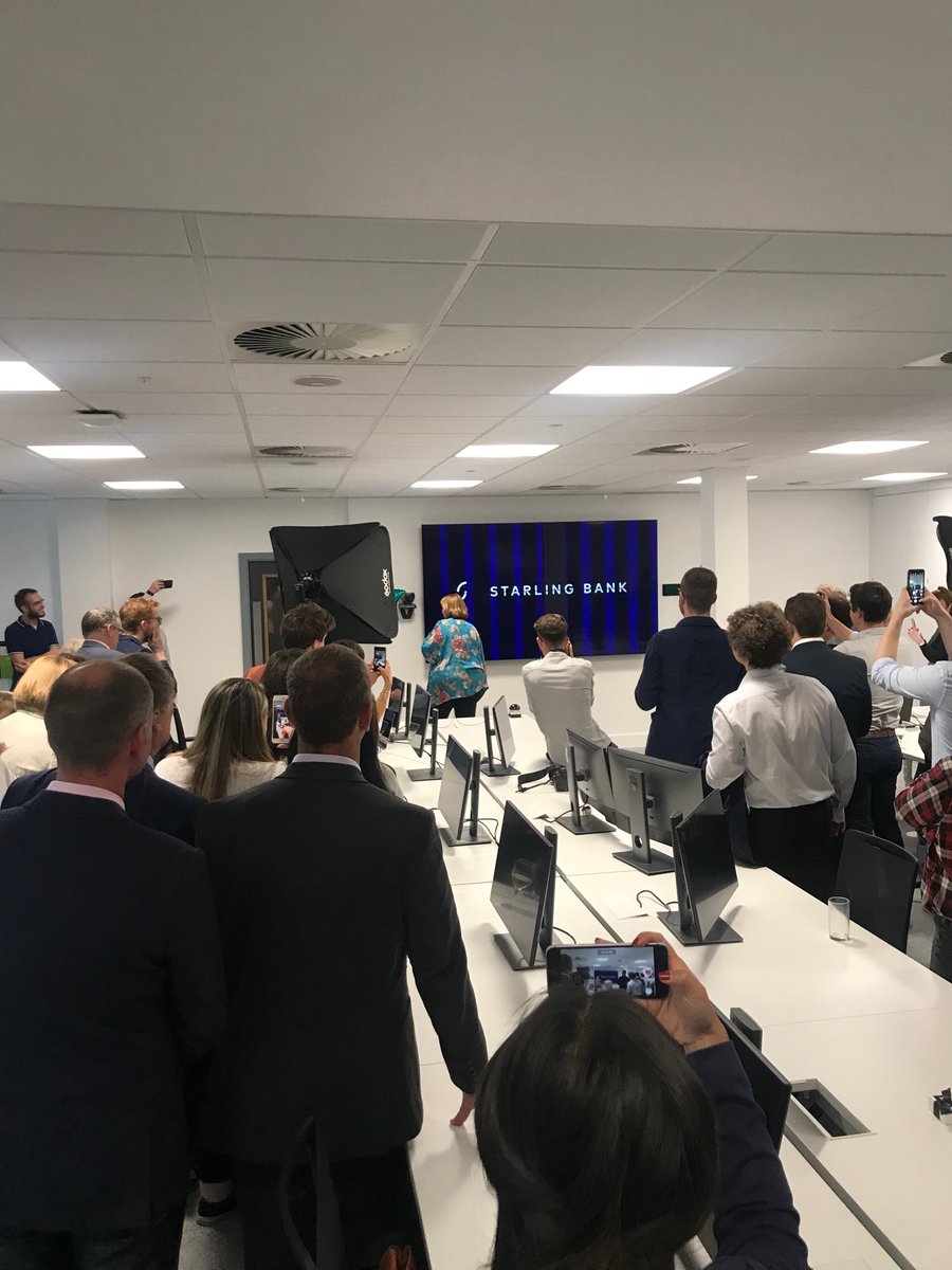 Go_Southampton's tweet photo. Great evening celebrating the opening of the new @StarlingBank office on #townquay. @DameWendyDBE about to reveal the (virtual) plaque! https://t.co/Qxw1ZhK38a
