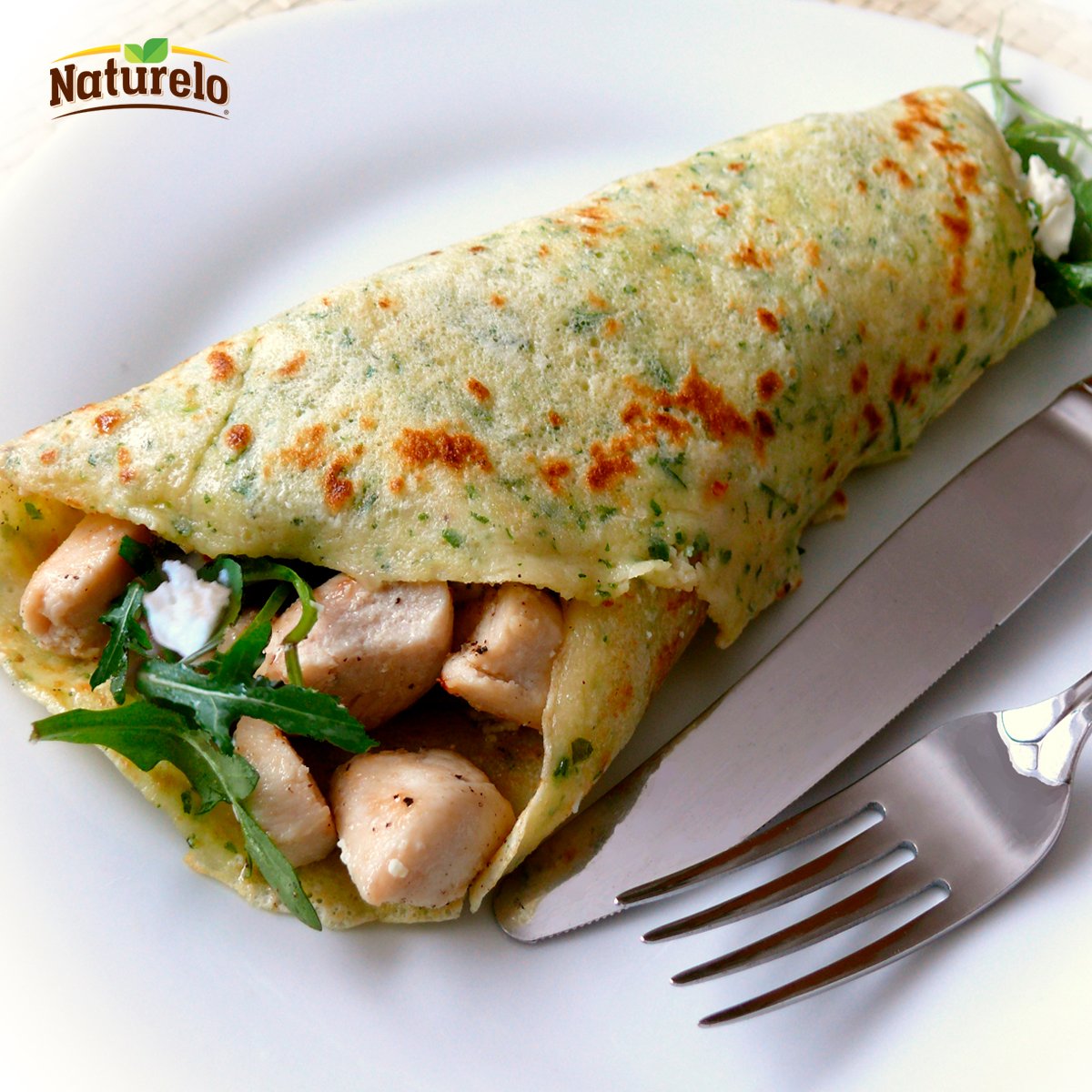 Una crepa saludable para #desayunar. ¿Qué platillo se te antoja con <a href="/Naturelomx/">Naturelo</a> ?