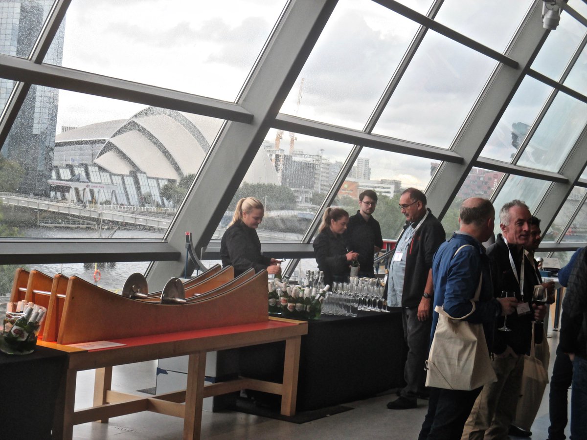 SuperCWeek's tweet image. At the Glasgow Science Centre for the opening reception of EUCAS 2019.  #SuperconductorFuture
