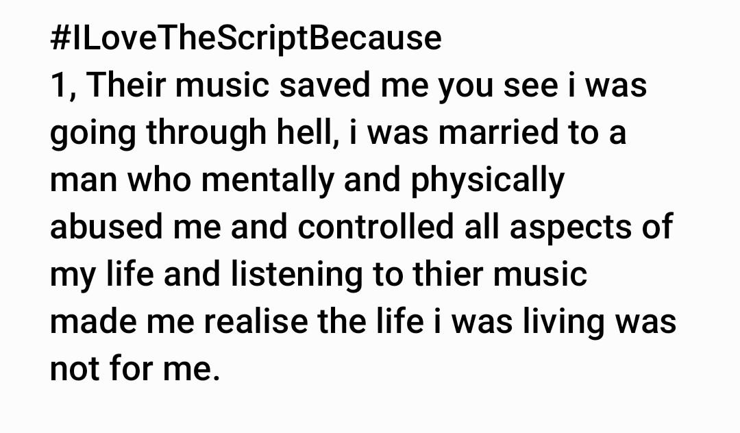 adelegregory79's tweet photo. @TheScriptStory @thescript #ILoveTheScriptBecause (couldn't fit what i had to say in 1 tweet) https://t.co/yM6N7pj7AR