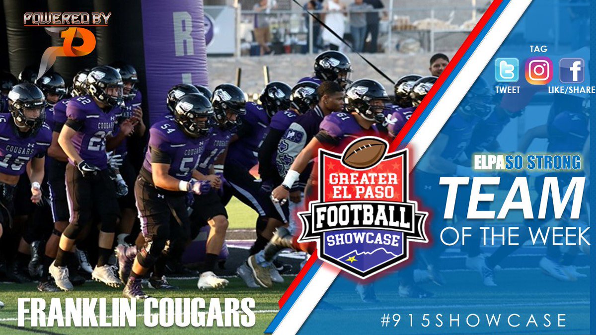 The Franklin Cougars kick off the season as our week 1 Team of the week! This wasn’t easy, there were dominant performances at the Team level, but we can only pick one. Let’s see who we have compete week 2. <a href="/Prep1USA/">PREP1</a>