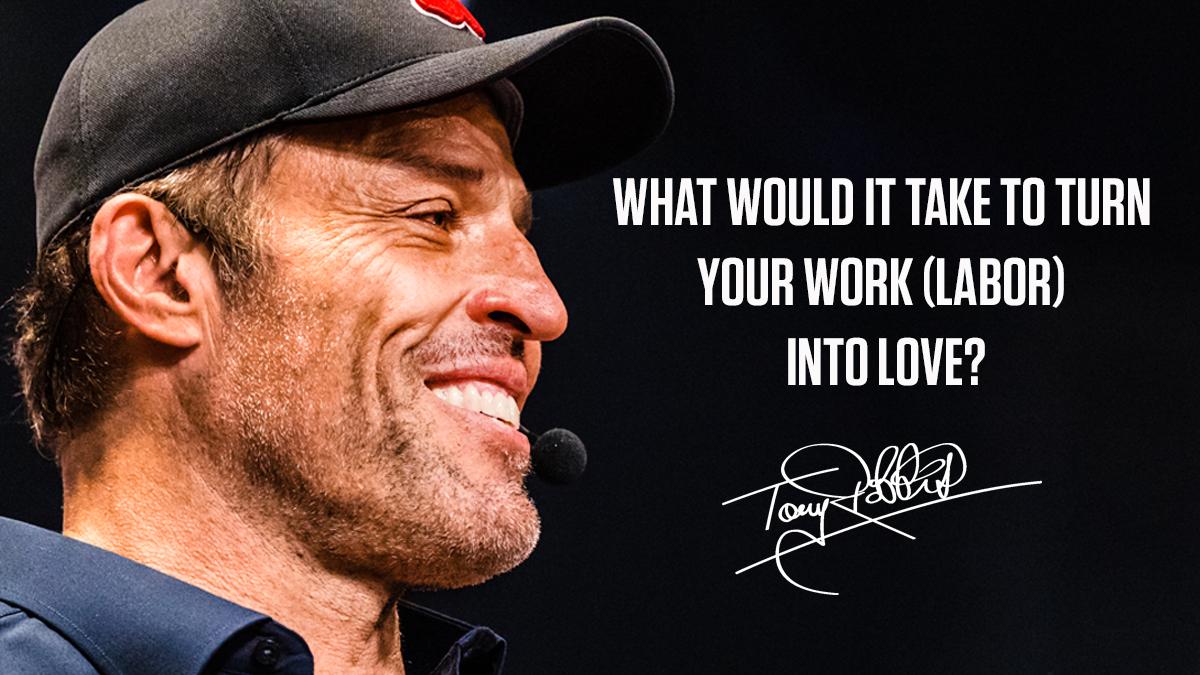 TonyRobbins's tweet photo. The most sacred thing that we can offer another human being besides our love, is our labor. Our work is an offering of our time, our energy, our creativity, our intelligence, our greatest vision, and ultimately our desire and...

Read the full post here: https://t.co/PUYHO9mWKM https://t.co/EMyDzEQFC7