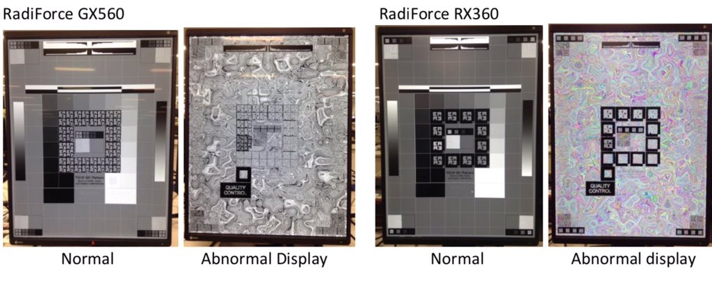 SafeHealthTech's tweet photo. [Eizo]
[Rx360, Rx560R]
ظهور هذه الاشكال "الرخامية" كلما تحولت هذه الشاشة الطبية الى نمط الخمول مما قد يؤدي الى تأخر التشخيص! تواصل مع المصنع للتحديث

تاكد
https://t.co/1JzCDrDgjL

#أجهزة_طبية_آمنة #Safe_Care #PatientSafety #سلامة_المرضى https://t.co/VL5PzRfWw5
