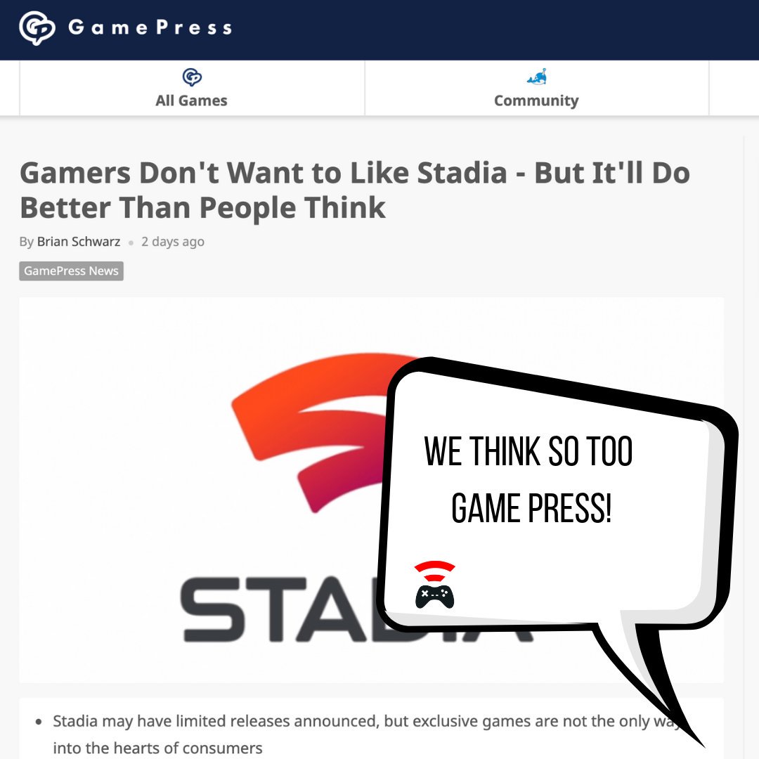 Check out this article from GamePress here: gamepress.gg/gamers-dont-wa…

Watch our latest video,
Different Types of Gamers: 
youtu.be/Xa0EDTP9hmI

#gamers #stadia #GamePress #StadiaSquad #YouJustMightLikeIt