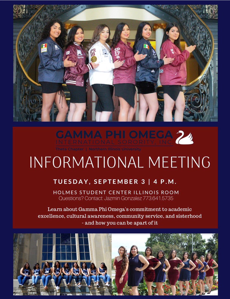 Join us at our first informational of the semester and find out how YOU can be a part of our empowering and dedicated sisterhood🦢♥️
DM us if you need a ride✨
#niu21 #niu22 #niu23