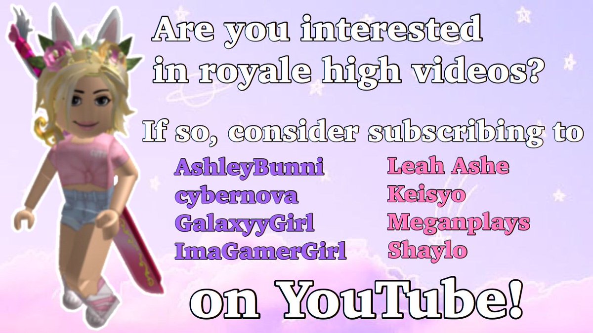 Starcode Gamergirl On Twitter She Hasn T Made A Royale High Video In Over A Month Which Isn T A Short Amount Of Time For A Daily Uploading Youtuber Https T Co 9pfo9kgsss - twitter shaylo roblox royale high Starcode Gamergirl On Twitter She Hasn T Made A Royale High Video In Over A Month Which Isn T A Short Amount Of Time For A Daily Uploading Youtuber Https T Co 9pfo9kgsss - shaylo roblox royale high