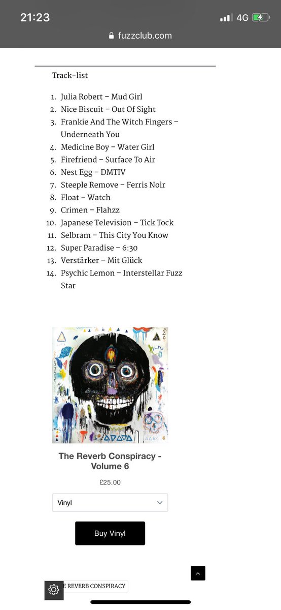 Huisvrouwtweets's tweet image. Plaatje besteld van The Reverb Conspiracy - Volume 6. Was uitverkocht, maar gelukkig nu weer beperkt verkrijgbaar #FuzzClub #psych #fuzz #opisop fuzzclub.com/blog/fuzz-club…