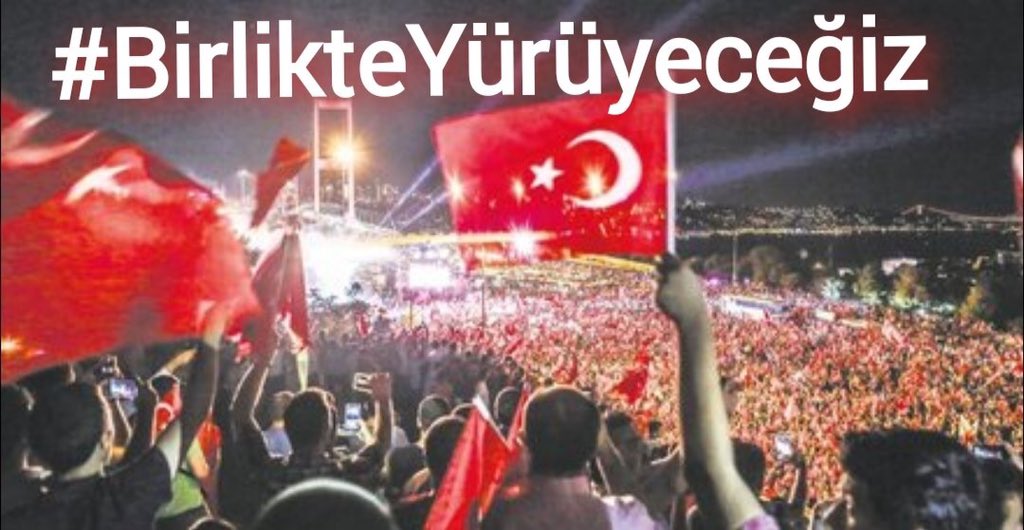 Biz #BirlikteYürüyeceğiz 
Şehitlerimizle
Gazilerimizle
Ümmetinin düşkününe
Aşık sadık 
Has vatan evlatlarıyla!

Mahşer meydanına
Biz çıkacağız
HAZRETİ MUHAMMED MUSTAFA
SEMALARDA ADI AHMET
ALEYHİSSELAM’a 
Ümmet olarak çıkacağız..
@dursun66 @AKanarya1 
 @dnz_ce @Hacihatun2 @rumuz23