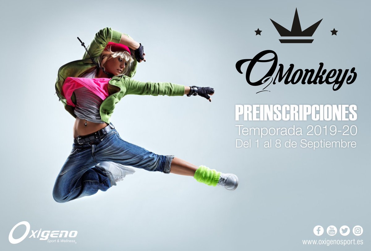 oxigenosport's tweet photo. Comienza el Show de los #O2Monkeys
Del 1 al 8 de Septiembre preinscripciones para nuevos alumnos!!
#Oxigénate
https://t.co/WJdLSfRLTC https://t.co/qNURUmwdi5