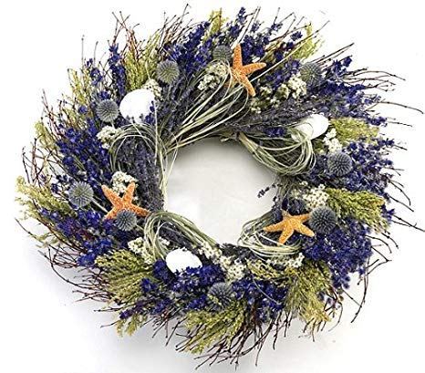 Nautical Luxuries Lavender Isles Beach Wreath coastalinfusion.com/shop/product/n…