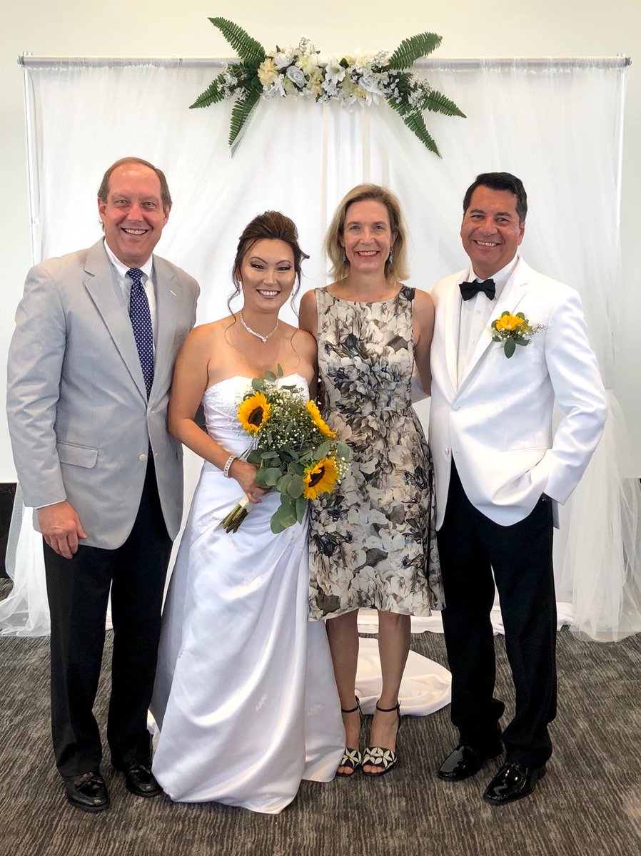 KampmannAbigail's tweet photo. This past Saturday, I had the pleasure of attending the wedding of two of our associates at BMW of San Antonio. They met over 5 years while working at BMW, so it was a pleasure to celebrate their love and help them tie the knot in style at BMW of San Antonio. https://t.co/mCmGCLRAcX