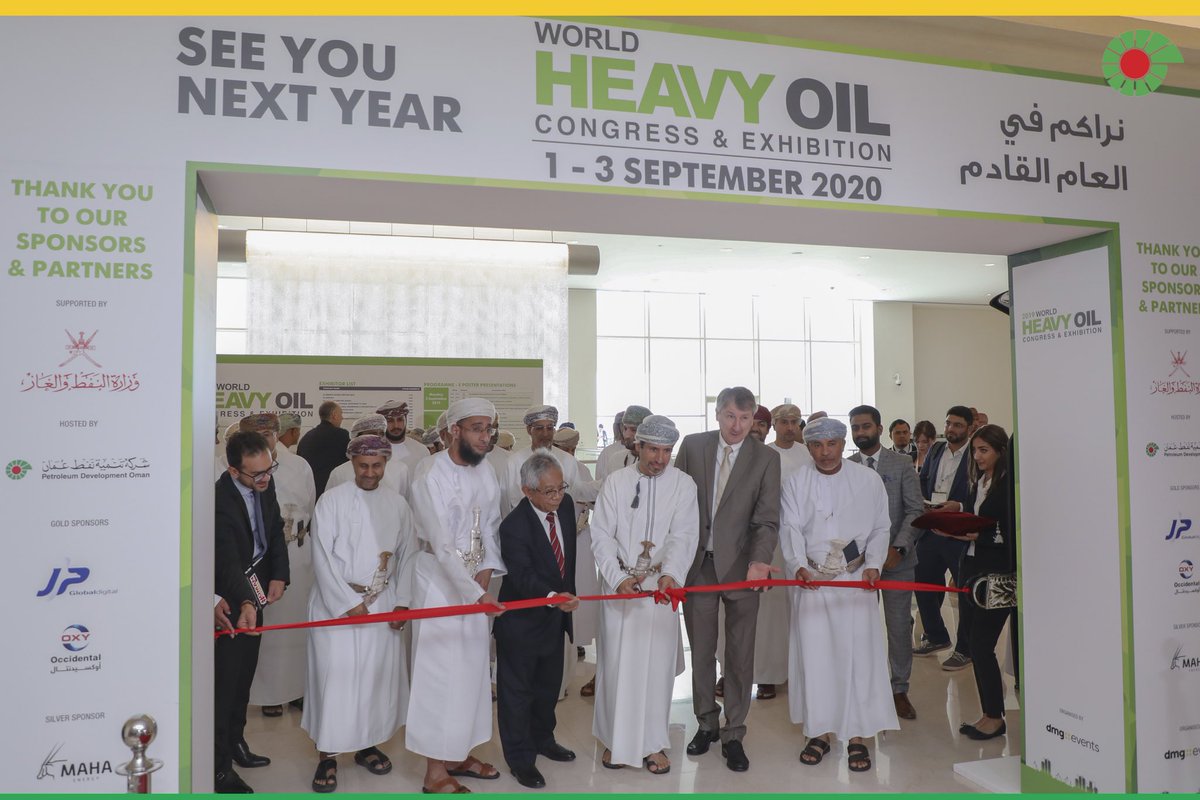 PDO_OM's tweet photo. مقتطفات من اليوم الأول ل��ؤتمر ومعرض النفط الثقيل العالمي الذي تستضيفه شركة #تنمية_نفط_عمان ووزارة النفط والغاز بمركز عمان للمؤتمرات والمعارض.
#WHOC2019 https://t.co/flSliMaLRV