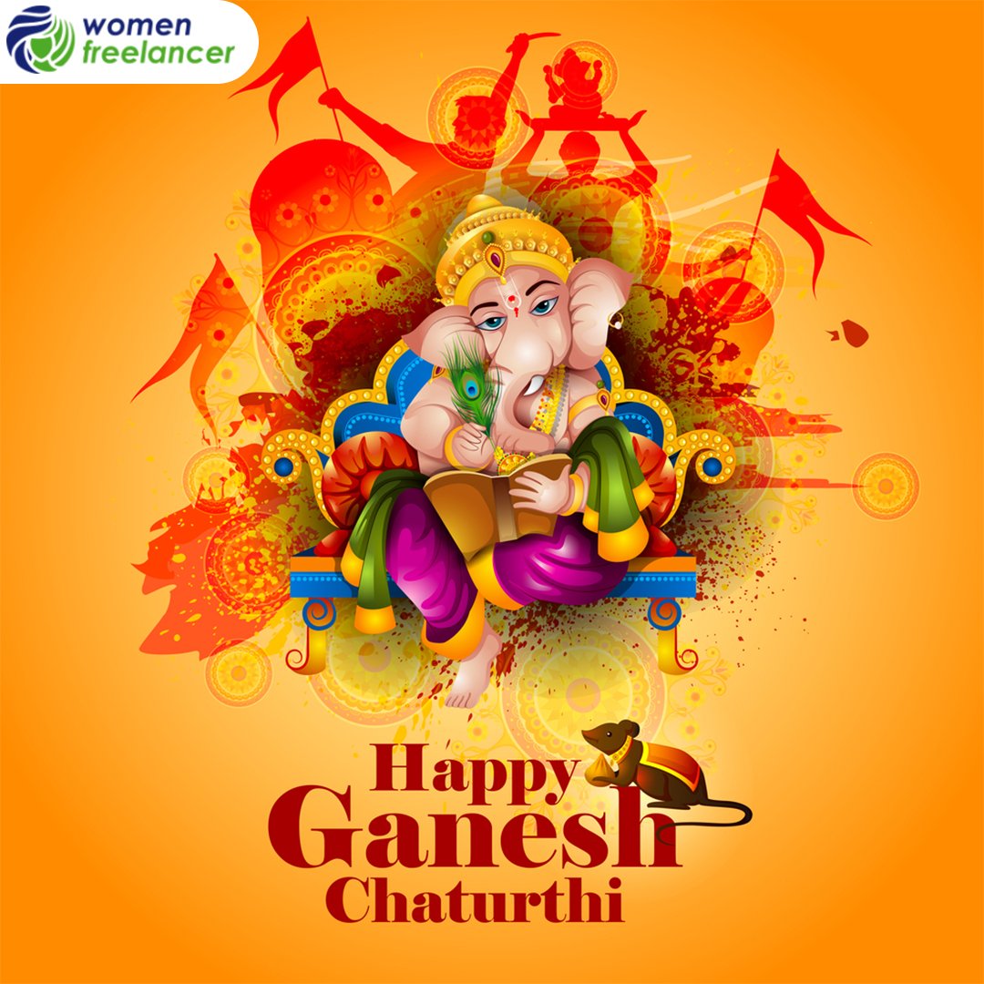 FreelancerWomen's tweet photo. May Lord #Ganesha bless you with health, wealth and prosperity on the festival of #GaneshChaturthi 🙏

#WomenFreelancer #Festival #Celebration #Mumbai #GaneshChaturthi2019  #Blessings #PositiveVibes https://t.co/sCMZIdAmmN