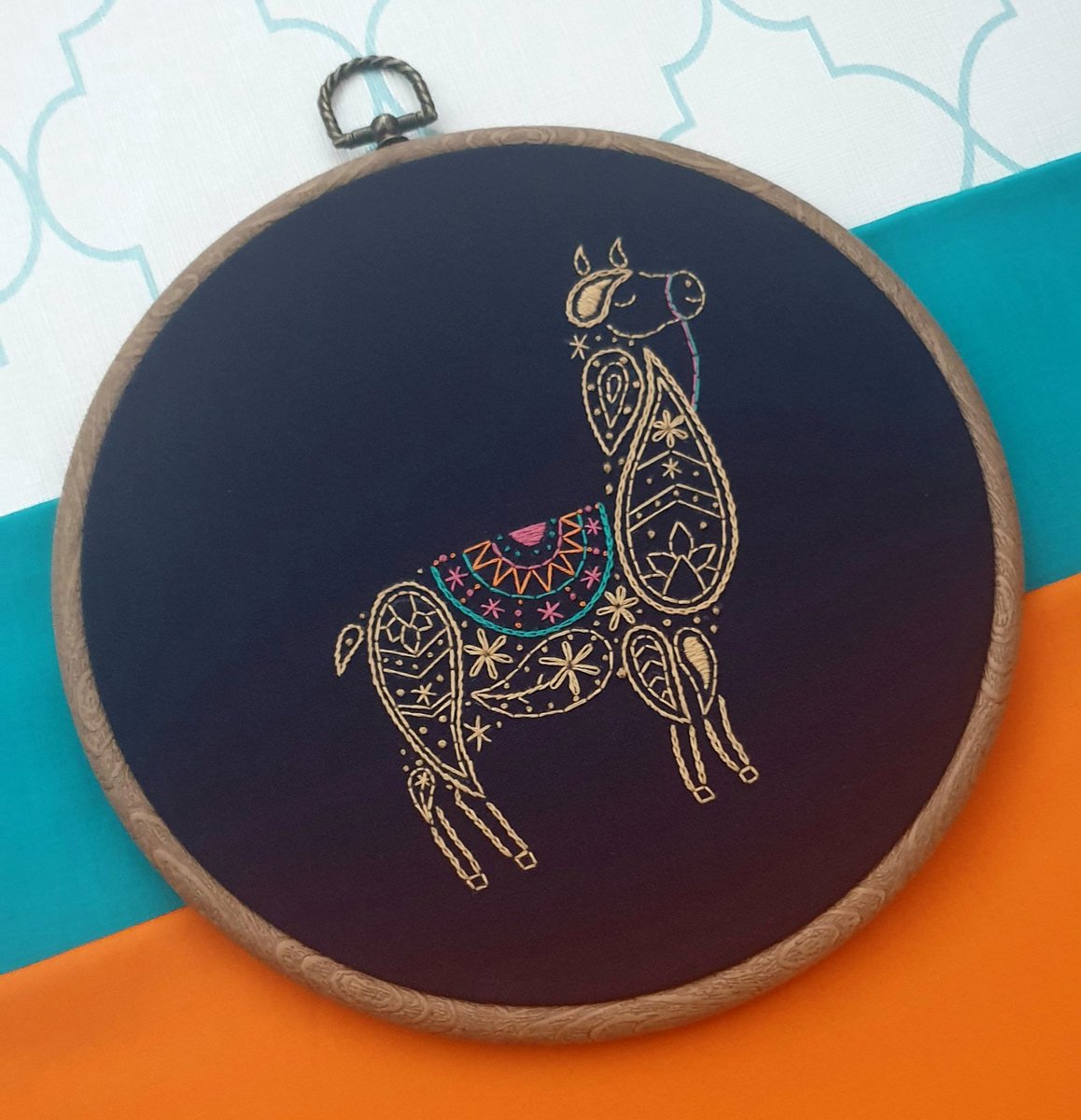 Paraffle_'s tweet photo. ...it's been a productive Monday 😊 Llama kits and PDFs are up on Shopify and Etsy (link in bio). Thank you everyone for your patience - and I hope you enjoy making it! 🎉 #embroidery #craft #llama https://t.co/kzX63cRxYX