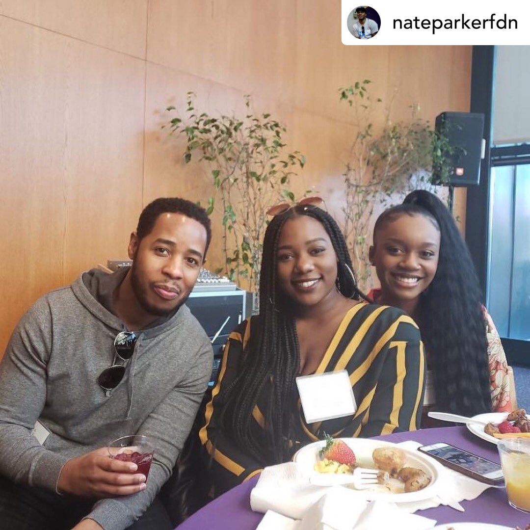NateParkerFdn's tweet photo. It’s always an honor to follow the successes of #NateParker #SummerFilm students! Our #NPFSummerFilm directors enjoyed the #DirectorsGuildOfAmerica @PAFFNow brunch at their premiere of #BlackBones &amp; preview of #HBCUStorytellers. #BuildAPipeline #Griots #BlackFilmmakers #DoTheWork https://t.co/jrqjwsWuYd