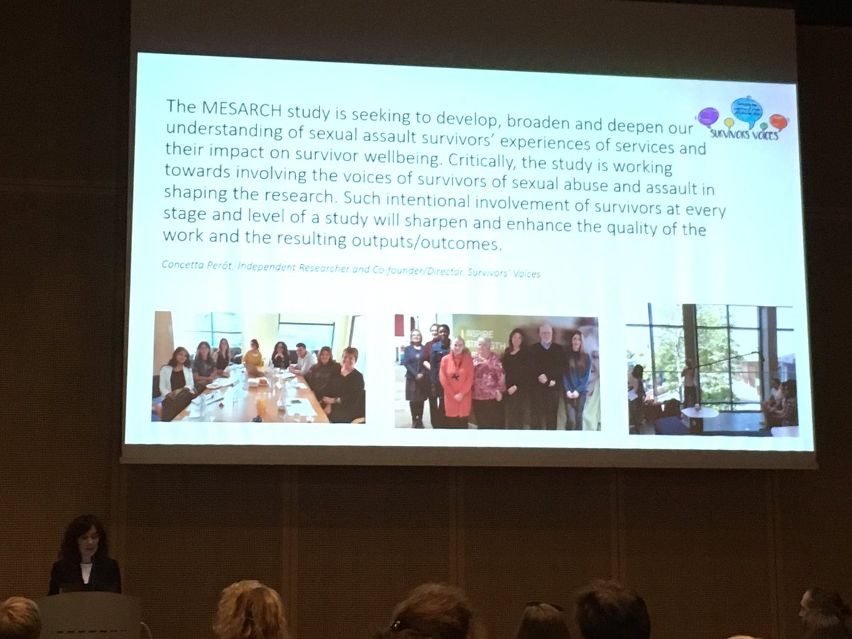 halliwell_gemma's tweet photo. The Mesarch team presenting at ECDV, their much needed research evaluating sexual assault referral centres #TheMesarchStudy #ecdv2019 #capcbristol #dv_bristol https://t.co/hEgW3JLABZ