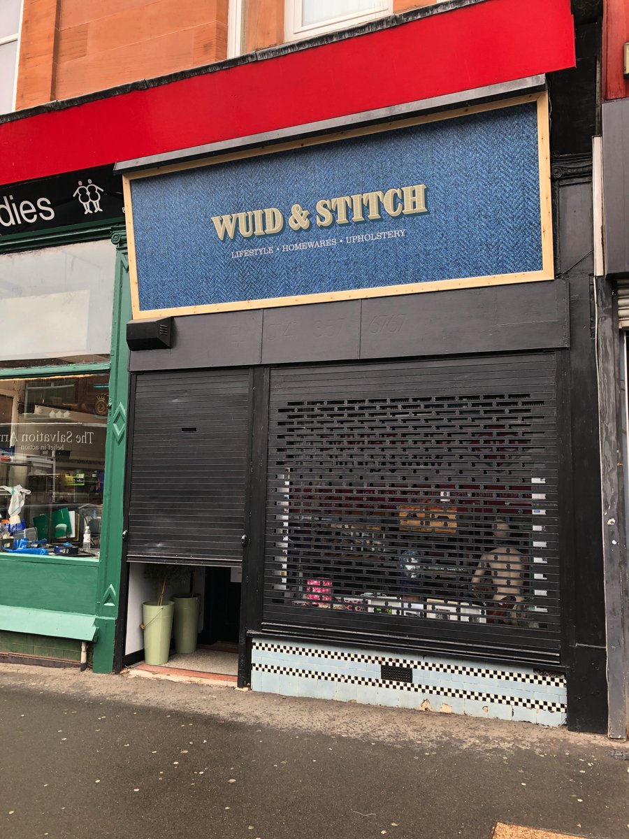 A couple of recent installs. 
A lovely new lightbox at Silverburn Shopping Centre and some signage for the wonderful Wuid &amp; Stitch on Dumbarton Road who have some great items if you're looking for something a wee bit different...
<a href="/shopsilverburn/">shopsilverburn</a>