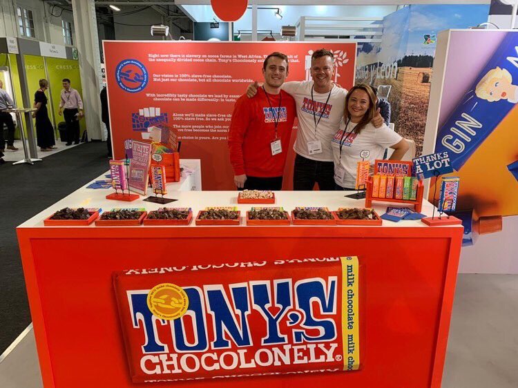 It’s coming towards the end of a very busy but food-filled day at @SpecialityFair ! Make sure you pop by @TonysChocoUK before you head off though to try some of their delicious chocolate! 😍😋🍫
#SFFF19 #Chocolate 
📸@TonysChocoUK