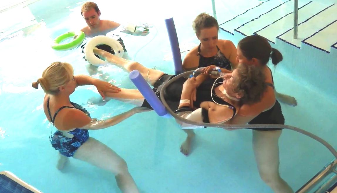 It’s patient smiles like this which make our day! 🙂

Achieving our goal of taking a ventilated patient into the hydro pool as part of their early rehabilitation journey. With careful planning &amp; fantastic team work anything is possible!

(posted with patient and staff consent)