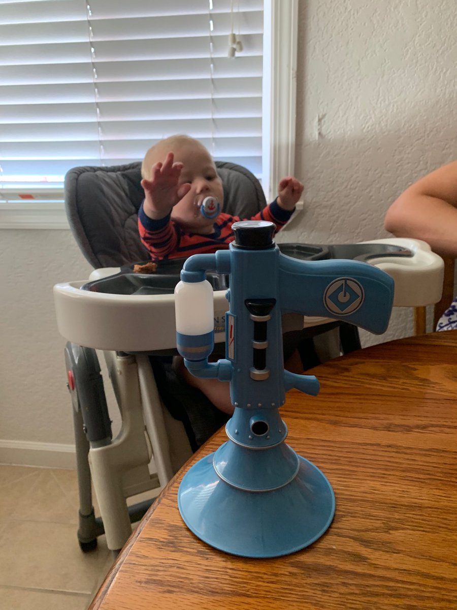 jottfrog's tweet image. #fartgun the essential part of every meal with a toddler