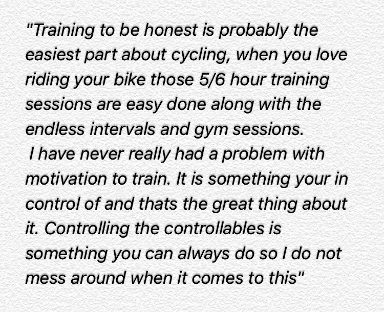 FabioValente147's tweet photo. While waiting for his next race, let's know something more about @dairef1996 ๐๐ฎ๐ช
What does training mean for him? What is the most difficult thing to deal with?
How the cycling routine of a pro affects his personal life?
#behindhim https://t.co/SZTDBXrn1P