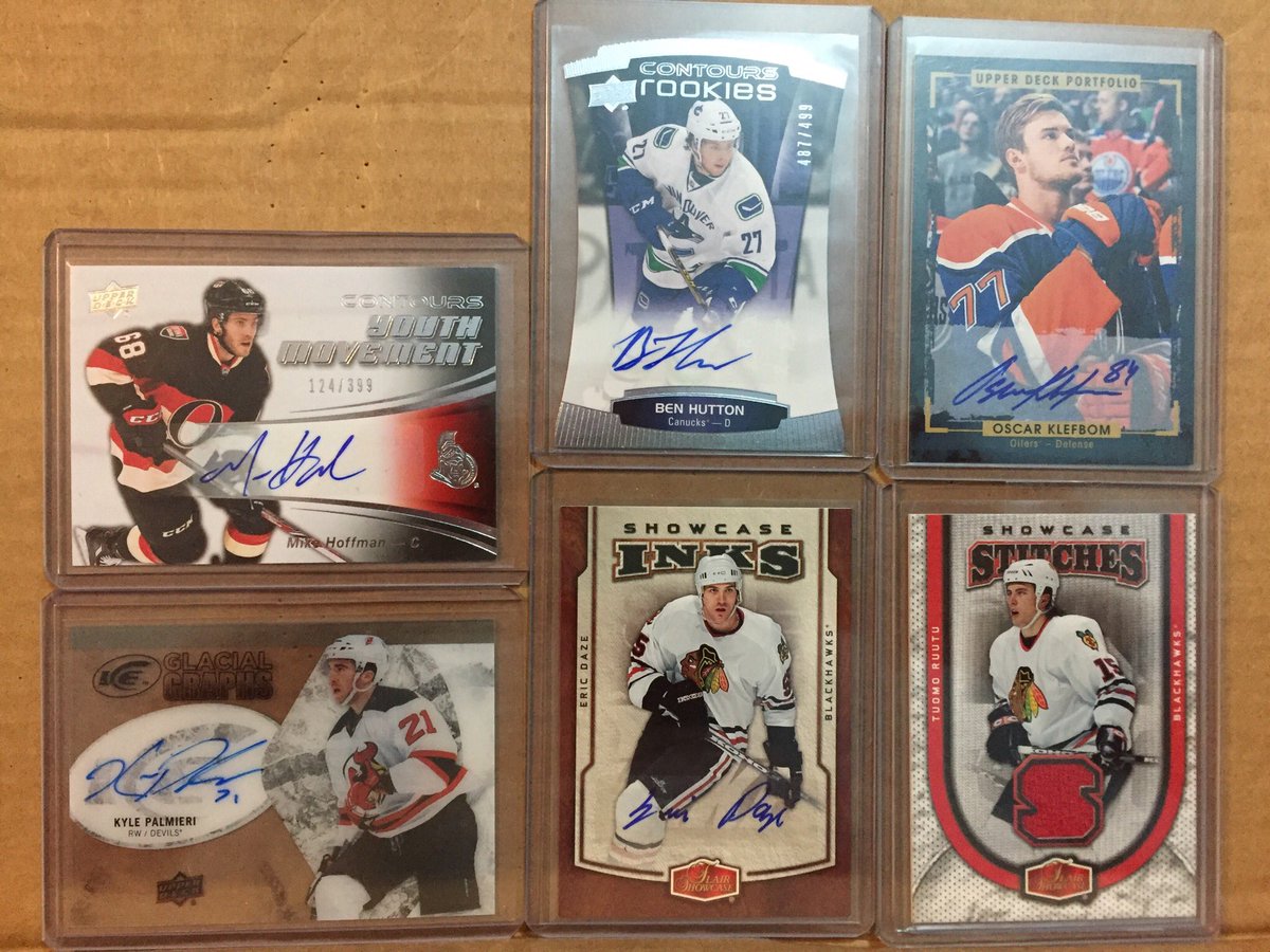 NorCalBoxBreaks's tweet photo. 🚨800 Follower Giveaway🚨7 Autos and 2 Patch Cards! Like, follow, and retweet to be considered! Thanks for the help everyone! @UpperDeckHockey @NHLBlackhawks @NHLJets @AnaheimDucks @EdmontonOilers #PayItForward #hobbyfam https://t.co/azWOEi82H7