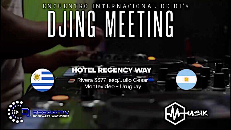 GabrielEzzatti's tweet photo. Viernes en el Hotel Regency Way
.
:: Djing Meeting ::
.
#DjAcademy #Dj #Djing #DjLife
#Music #Academy
#VinylMode #Vinyl #Digital #Scratch https://t.co/wvCho9lYeG