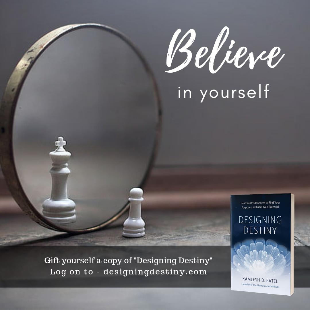 HeartfulnessOrd's tweet photo. The Heart is a barometer of how we feel about everything - including ourselves. We use the heart to believe in ourselves and create our destiny. Learn to listen to the heart in #DesigningDestiny by @kamleshdaaji 

#MondayMorning #Heartfulness #Daaji #heart #believe https://t.co/qUZJDoob5T