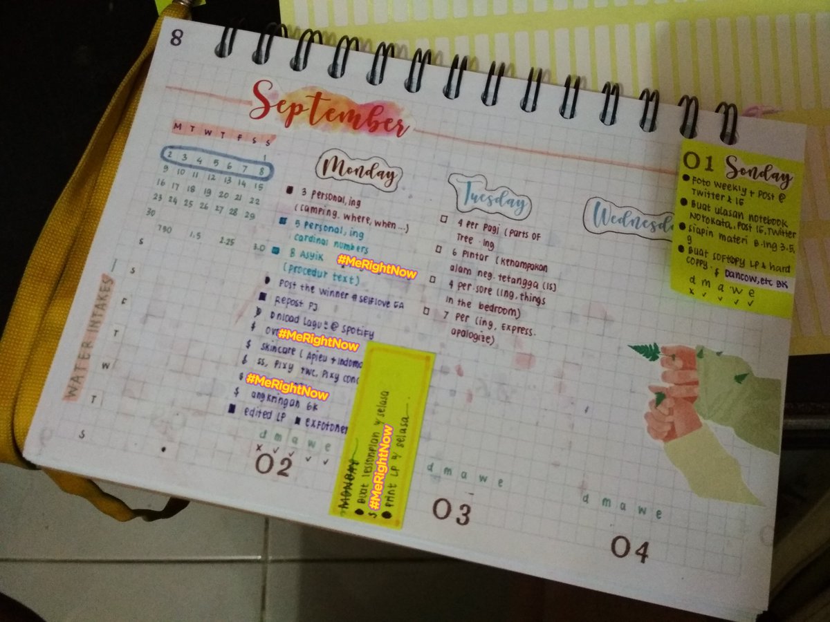 Dvipalojinavi's tweet photo. Baru selesai dongssss #bujo #giresartbulletjournal #plannerandjournal #bulletjournal #studyblr #planneraddicted #indonesianplanneraddicted #journal #joirnaling #weekly #weeklyspread #halfbeforeythepen #beorganized #stationeriesjunkies https://t.co/MMpHBxYx0n
