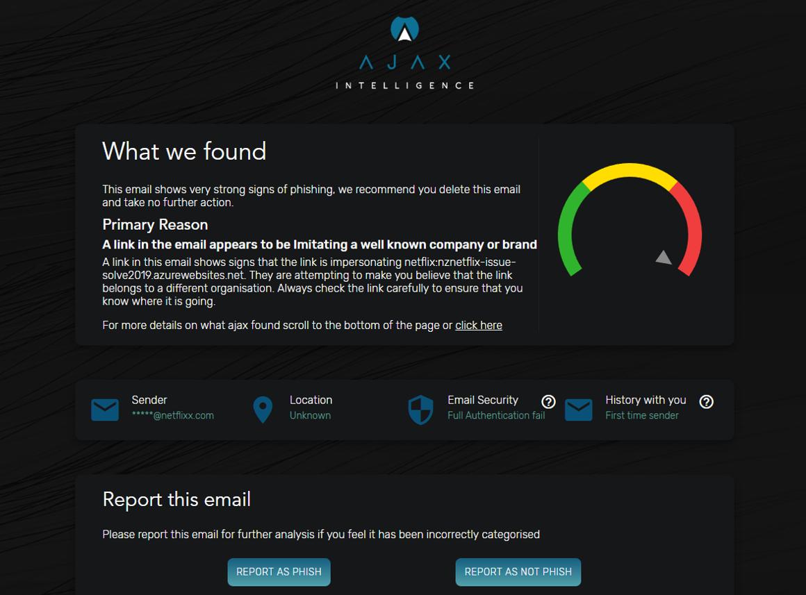 Adepteq Ltd On Twitter Our Ajax Phishing Detection Solution Is