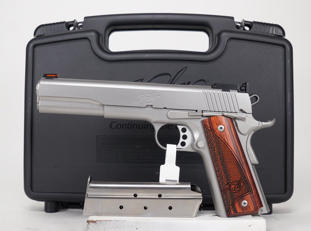 kimberamerica's tweet photo. The longer the better? Kimber Stainless Target Long Slide. #kimber1911 https://t.co/Vu3dK7VT7r