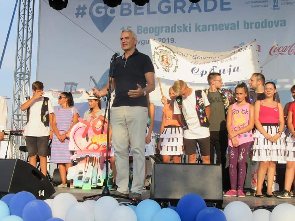andrejam75's tweet image. Отворен 15. Београдски карневал бродова