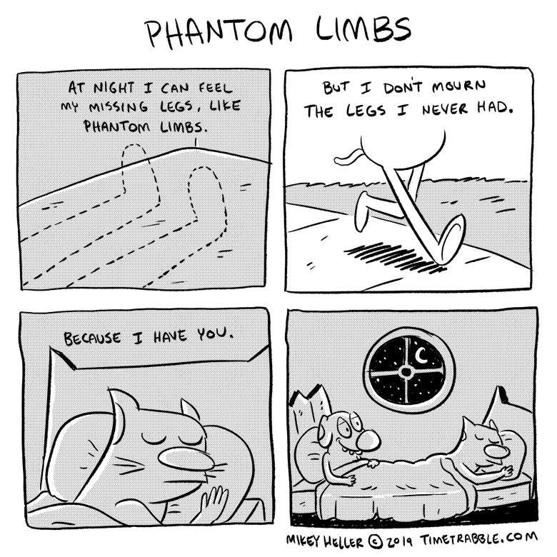 i drew a comic about phantom limbs 