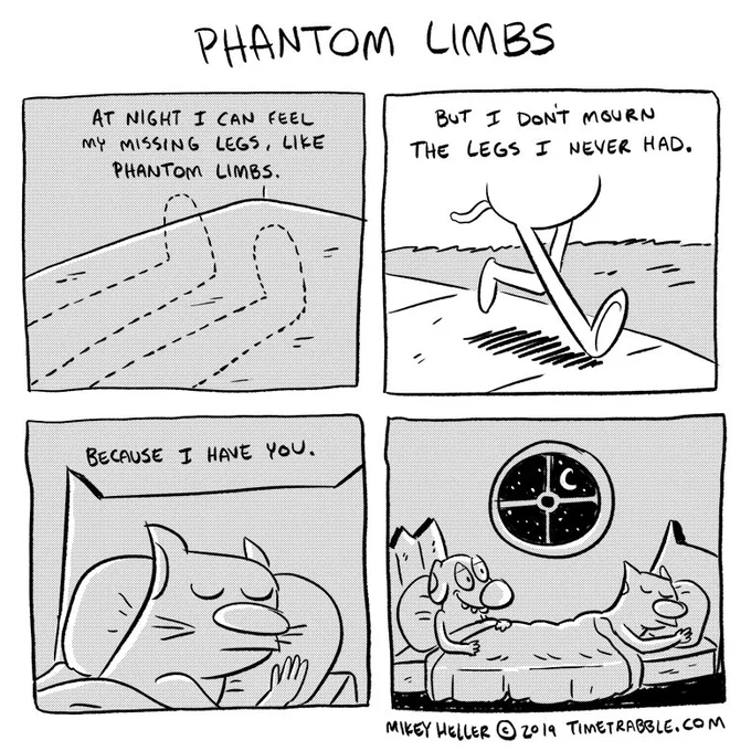 i drew a comic about phantom limbs 