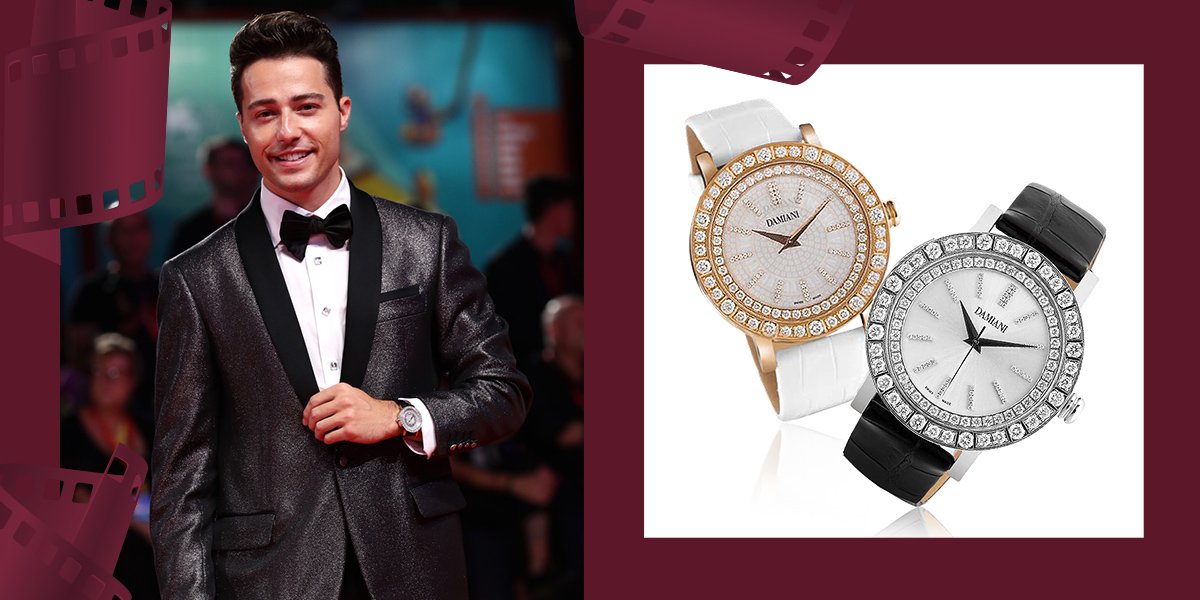 A true gentleman knows when it’s time to suit up. <a href="/AleMagni_AM/">Alessandro Magni</a> has chosen #DamianiBelleEpoque watch in gold and diamonds as precious complement to his #Venice76 red carpet look.
#DamianiVenezia76 #VFFwithDamiani #BiennaleCinema2019 #Venezia76