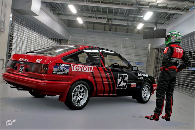 Toyota ae86 Кэйити Цутия