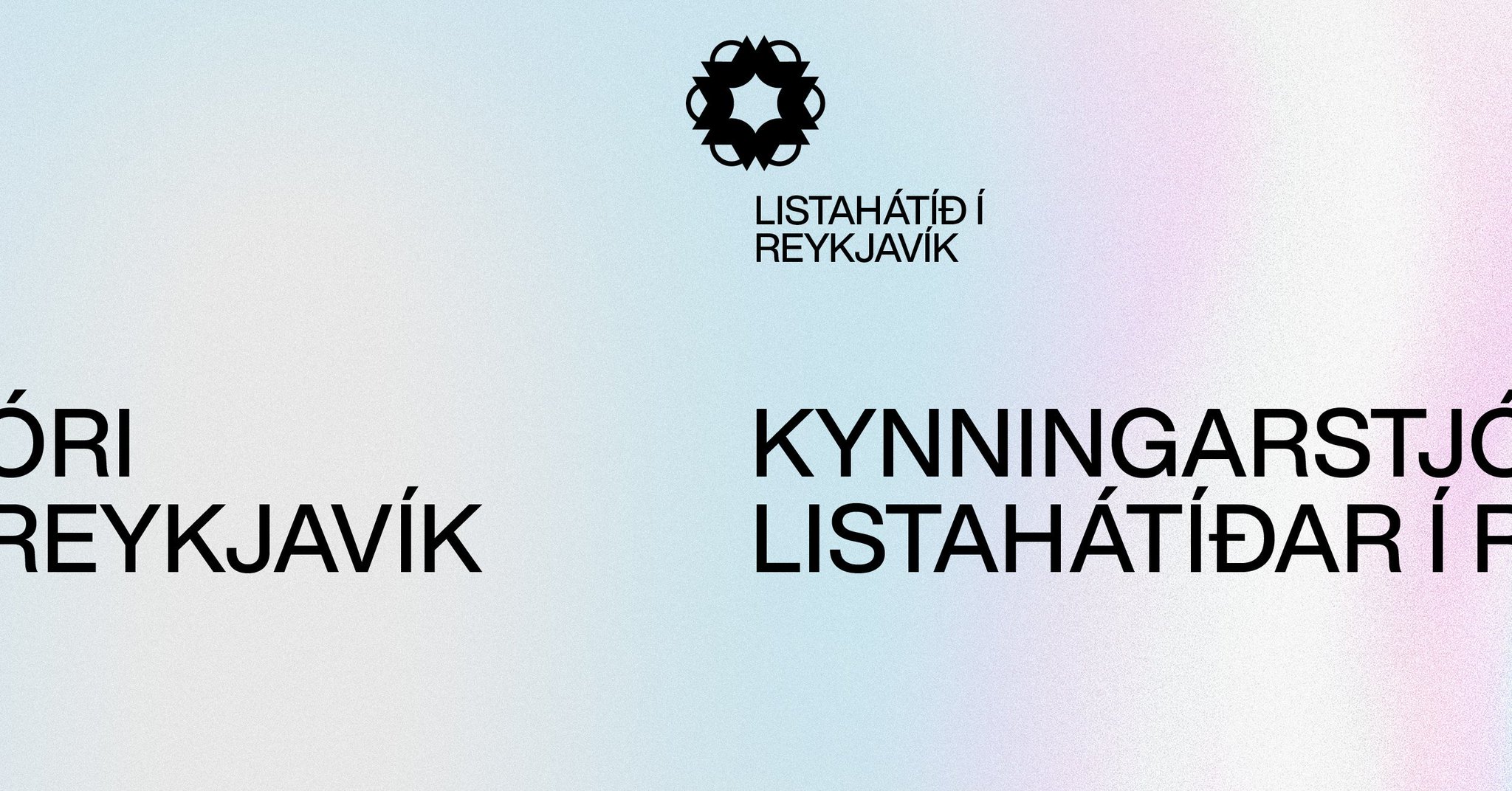 ট ইট র Listahatid I Reykjavik Reykjavik Arts Festival Vid Leitum Ad Kyngimognudum Kynningarstjora T Co Riuef2elcq