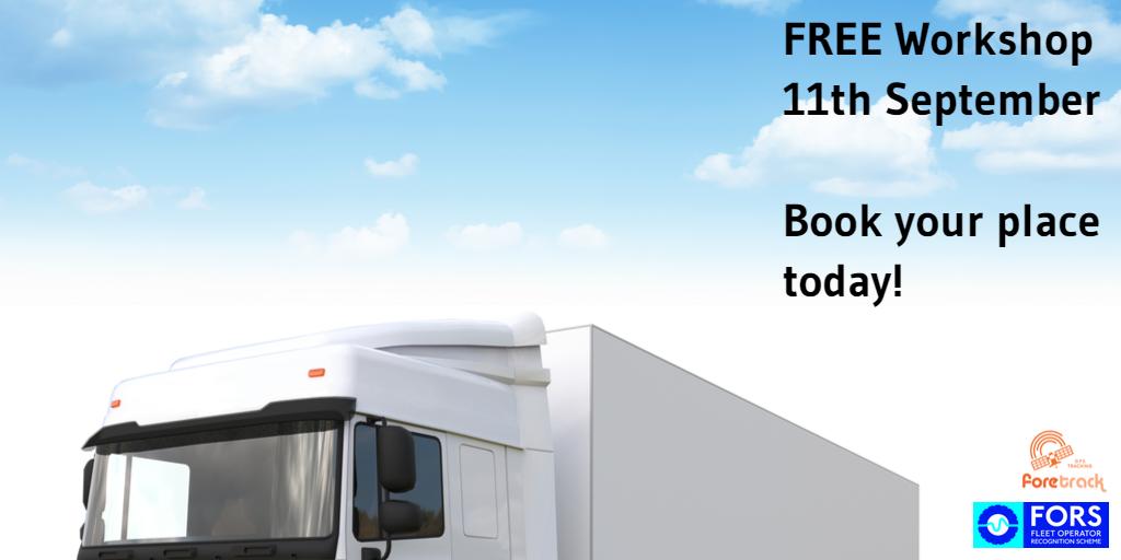 fore_solutions's tweet image. A FREE no-obligation technology review for your FORS accreditation is just one of the benefits you will receive by attending our FORS workshop. Hurry, book your place today. Next event is on 11th September in Birmingham. bit.ly/2Nm5bdS  #fleetoperator #foresight