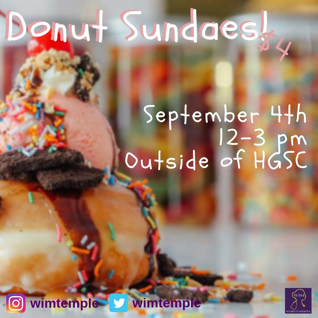 🚨Program Alert🚨

2 events this week that you won’t want to miss! Our first GBM of the semester THIS THURSDAY, where we will be discussing ways to stay connected with yourself, your studies, and those around. Then Wednesday we’ll be selling donut sundaes! 🤤🍩🍦 See you there💜
