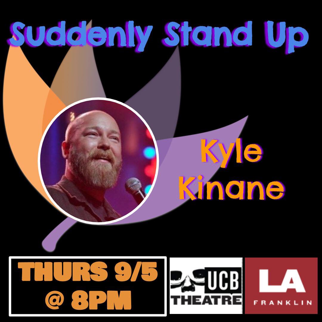 suddenlystandup's tweet photo. Drop your bag of pancakes and run to see our headliner @kylekinane 9/5 at 8PM
.
.
#comedy
#LosAngeles #Hollywood #LA #comedian #standupcomedy #LAComedy #LAComedyScene #livecomedy #ThursdayNightLA #thingstodoinLA #discoverla #comedyshow #losangelesevents https://t.co/jsKWrrQSnX