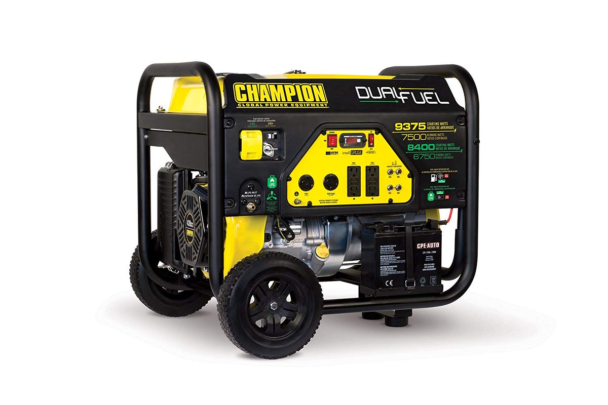 We have #hurricane warnings down here in the #Carolinas. Just wanted to show off this 7500-watt generator I got last year for the hurricanes &amp; I use it camping all the time now. 

#HurricaneDorain #Dorian2019 #Dorian 

amzn.to/2UpP6Fq