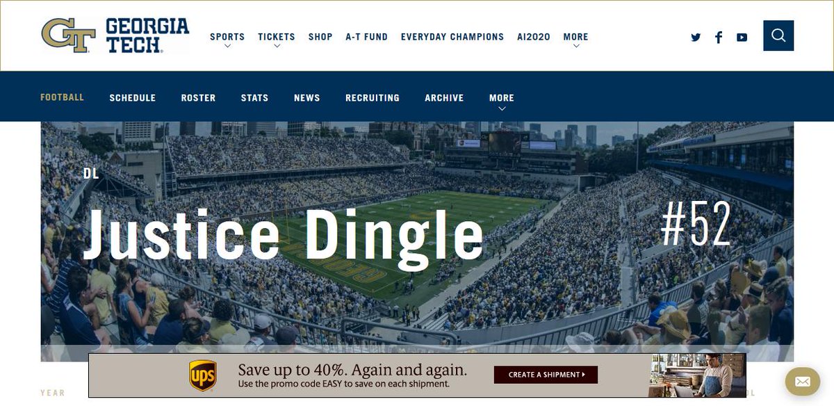 gouk23's tweet photo. Georgia Tech redshirt freshman DL Justice Dingle’s first-quarter fumble recovery was the first of his career.
Keep grinding @justicedingle21 https://t.co/miNvq7ZLV2