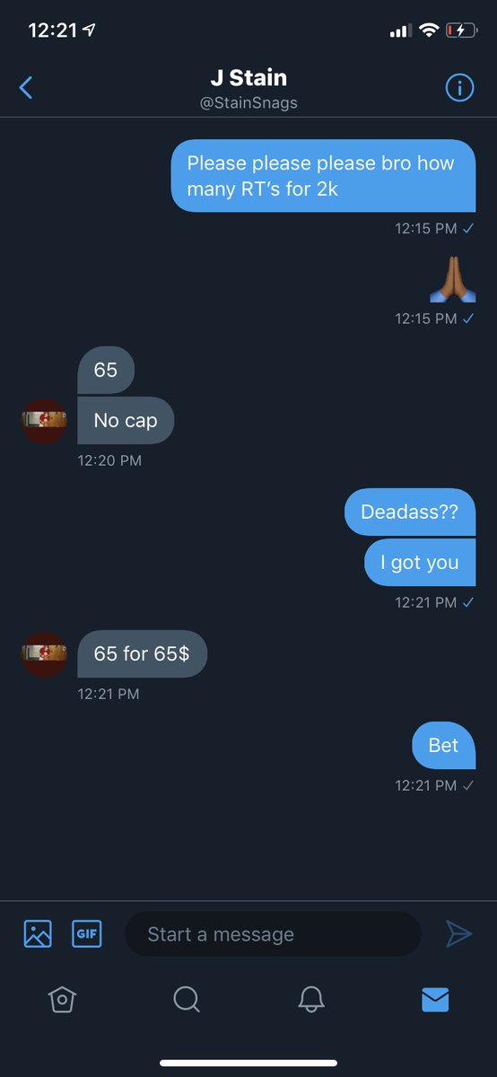 <a href="/StainSnags/">SnaggerMcjagger</a> I haven’t done this before, but please just take time out of your day and help me out, only takes 2 seconds🙏🏾🙏🏾