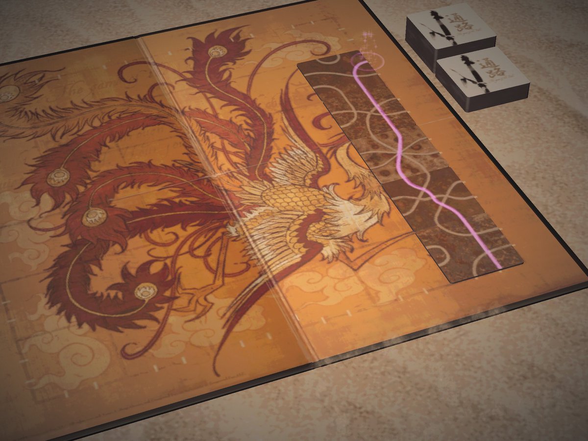 I just traveled 31cm and made 0 loops in #Tsuro... Beat that! tsuroapp.com