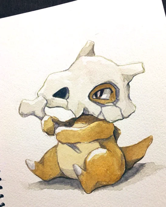 久しぶりに水彩で落描き 