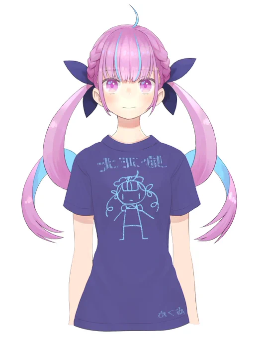 誰でも大天使になれるT
 #湊あくあクソダサTシャツ選手権 