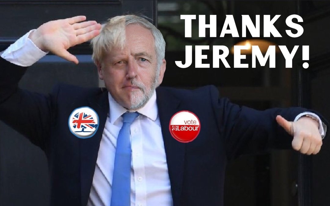 godfreykneller's tweet image. So called leader of the opposition...... . "Don't forget me #Boris, it's your old #brexiteer mate #JeremyCorbyn".
"We both want an #election, now where have I heard that before".