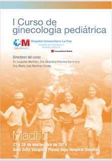El I Curso de ginecología pediátrica organizado por el Hosp. La Paz se celebrará el próximo 27 y 28 de Septiembre. Accede a la información en el siguiente enlace: secipe.org/wordpress03/in…